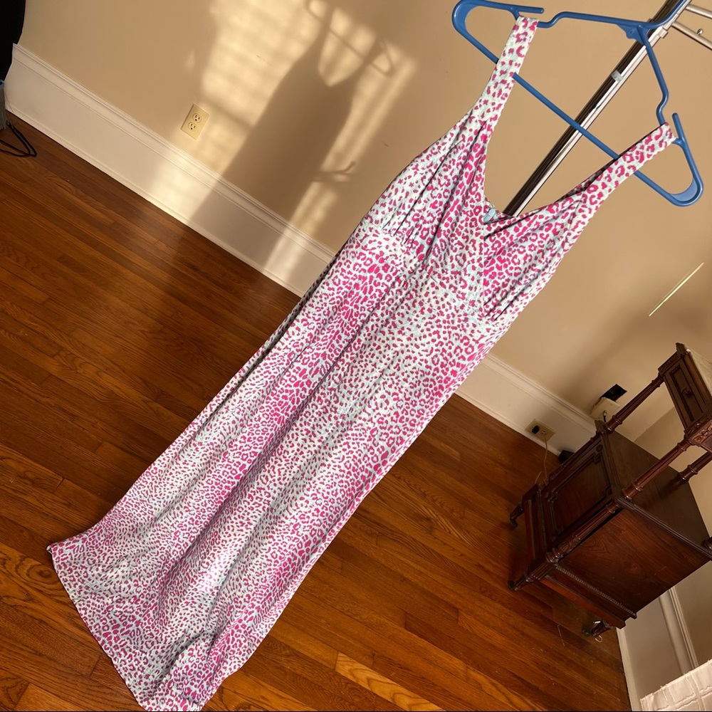 Maxi Sundress Medium NWT Animal Print j. McLaughlin